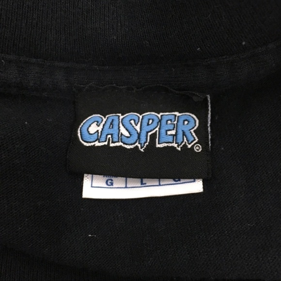 CASPER T Shirt Happy Haunting Friendly Ghost Graphic Tee 2008 Retro Size Large - Picture 6 of 14